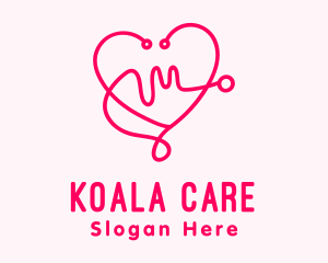 Heart Care Hospital logo design