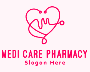 Heart Care Hospital logo design