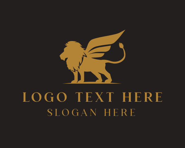 Lion logo example 3
