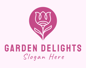 Flower Plant Gardening logo design