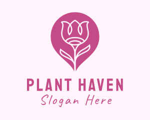 Flower Plant Gardening logo design