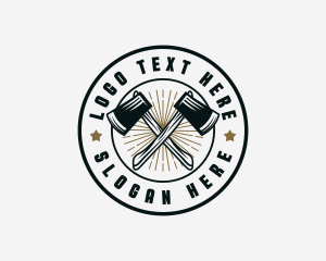 Woodwork Axe Carpentry logo