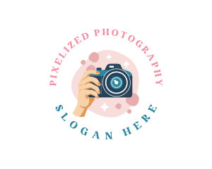 Quirky Camera Photography logo design