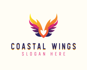 Heavenly Archangel Wings logo design