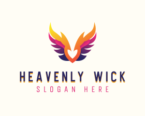 Heavenly Archangel Wings logo design