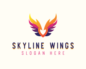 Heavenly Archangel Wings logo design