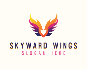 Heavenly Archangel Wings logo design