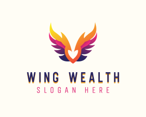 Heavenly Archangel Wings logo design