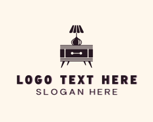 Side Table Lamp Furniture logo