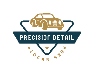 Retro Auto Detailing logo design