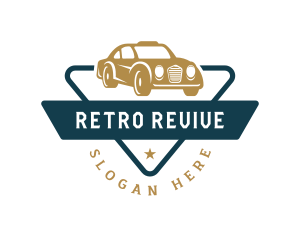 Retro Auto Detailing logo design