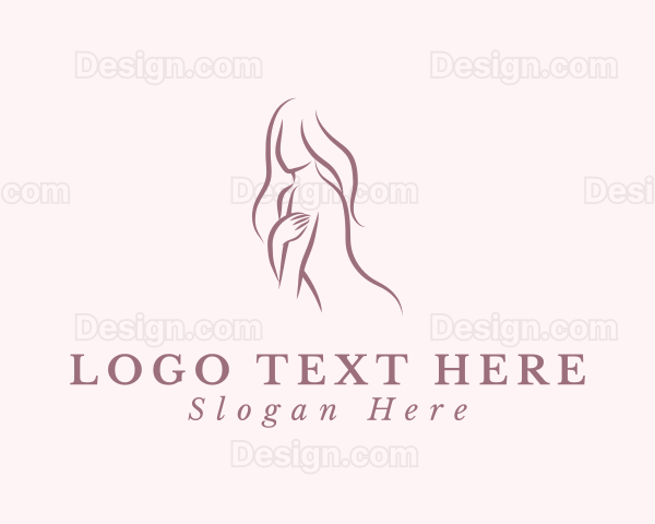 Alluring Sexy Woman Logo