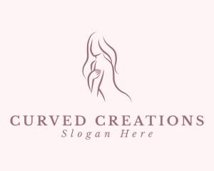 Alluring Sexy Woman logo design