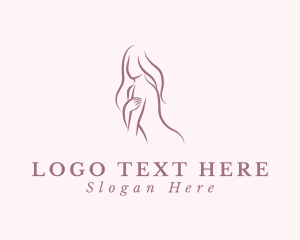 Bare - Alluring Sexy Woman logo design