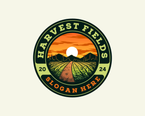 Agriculture Farm Field logo design