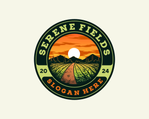 Agriculture Farm Field logo design