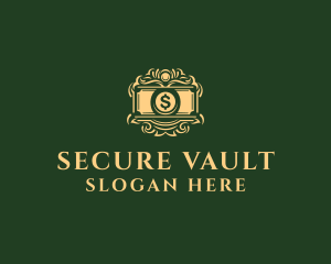 Luxury Money Vault logo design