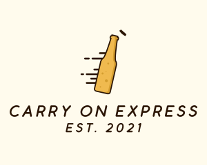 Beer Bottle Express logo design