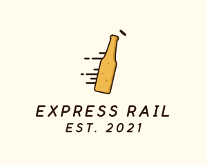 Beer Bottle Express logo design