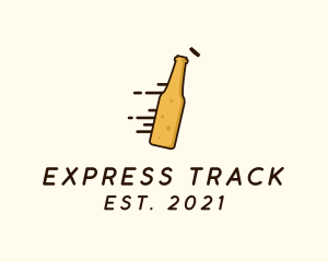 Beer Bottle Express logo design