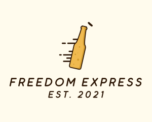 Beer Bottle Express logo design