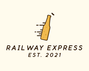 Beer Bottle Express logo design