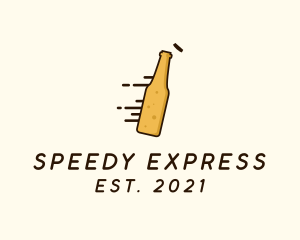 Beer Bottle Express logo design