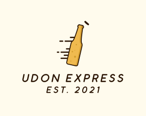 Beer Bottle Express logo design