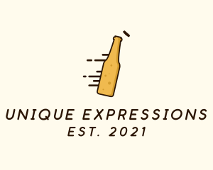 Beer Bottle Express logo design