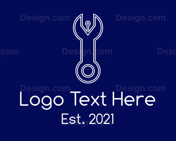 Abstract Pen Wrench Logo