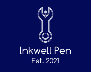 Abstract Pen Wrench  logo design