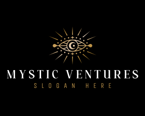 Boho Mystic Eye logo design