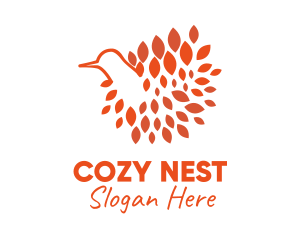 Bird Feathers Nest logo