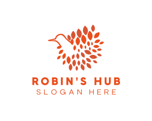Bird Feathers Nest logo