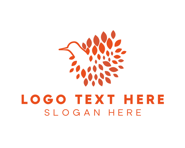Bird Feathers Nest logo