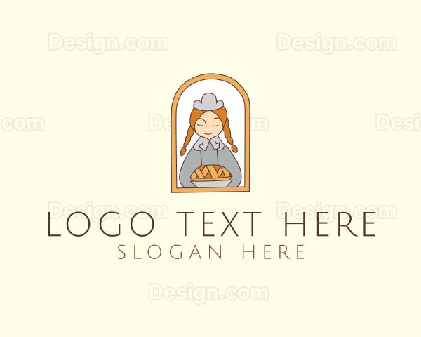 Girl Pie Pastry Chef Logo