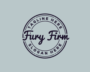 Fashion Cursive Firm logo design