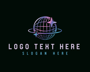 Cyber Cosmic Globe logo