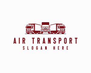 Logistics Trucking Cargo Mover logo design