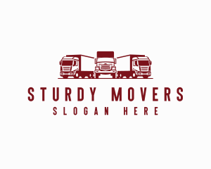 Logistics Trucking Cargo Mover logo