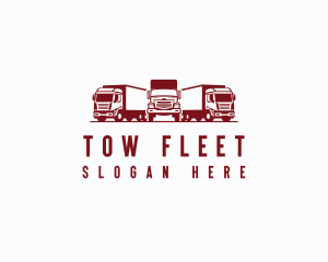 Logistics Trucking Cargo Mover logo design