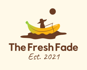 Banana Split Fisherman logo design