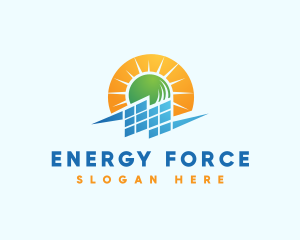 Solar Power Electricity logo