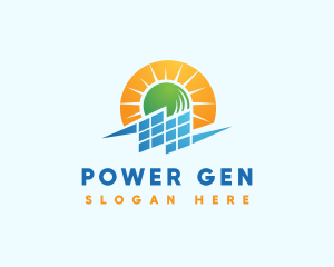 Solar Power Electricity logo