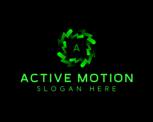 Spiral Motion Tech logo design