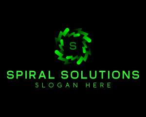 Spiral Motion Tech logo design