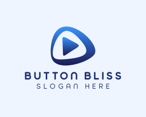 Play Button Entertainment logo design