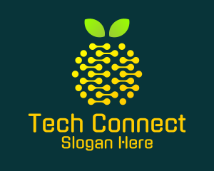 Tech Circuit Fruit  Logo