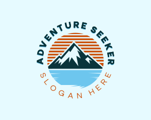 Adventure Mountain Lake logo design