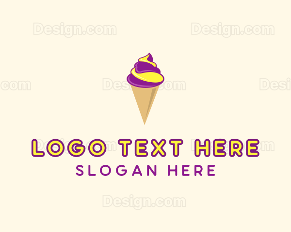 Gelato Ice Cream Logo